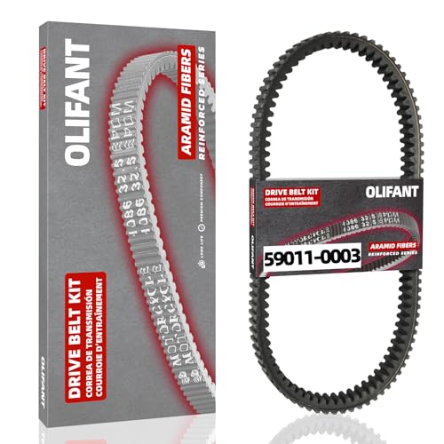 OLIFANT 59011-0003 Drive Belt for Kawasaki Brute Force 650 750 2005-23/Prairie 360 650 700 Teryx 750 KFX750 59011-0019 59011-1080 59011-1084 - Image 1