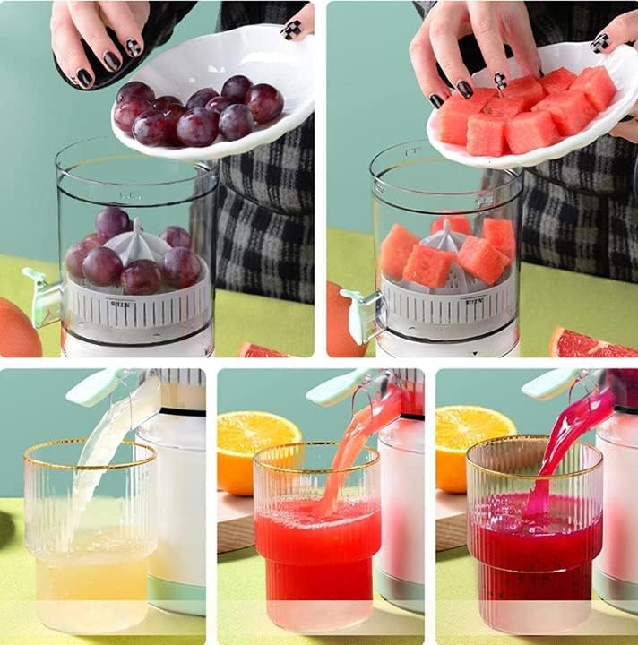 Drumstone (Exclusively 𝟭𝟬+𝟱 Year Warranty) Electric Citrus Juicer – Portable USB Rechargeable Juicer for Orange, Lemon, and Lime, I for Quick & Fresh Juice Anytime - Image 5