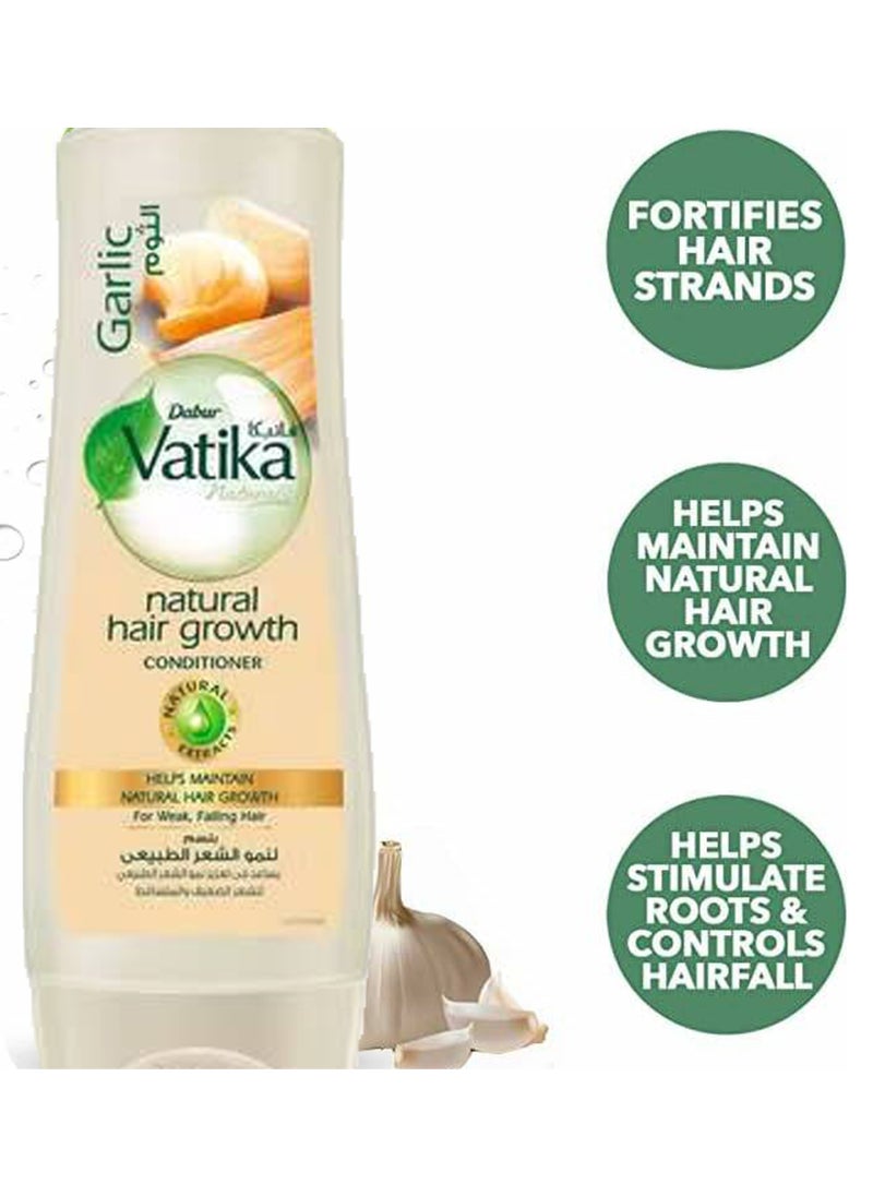 VATIKA - Vatika Natural conditioner garlic Natural Hair Growth 360Ml - Image 1
