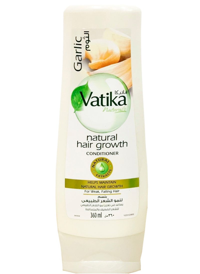 VATIKA - Vatika Natural conditioner garlic Natural Hair Growth 360Ml - Image 1