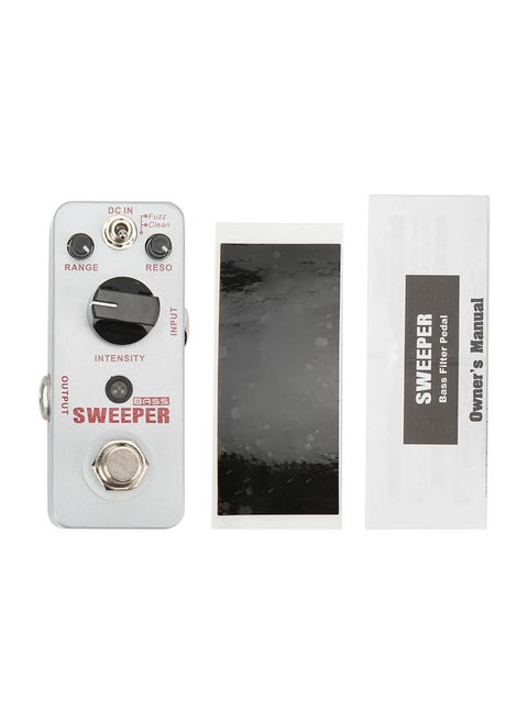 Bass Filter Pedal Metal Guitar Dynamic Filters Effect Pedals with Clean Fuzz Working Modes