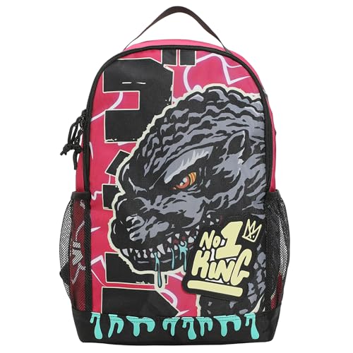 Bioworld Godzilla Large Graphic 175 Pink Backpack - Image 1