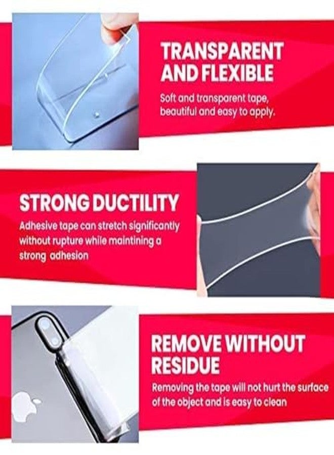 ماريو شريط لاصق ماريو MHB، 8 مم × 7 م | فوم أكريليك 1 مم | لاصق مزدوج الجوانب فائق القوة لتركيبات السيارات، ولوحات الأرقام، وقنوات LED، والزجاج، والمعادن، والبلاستيك، والتركيبات المنزلية | شديد التحمل | قطعة واحدة - Image 5