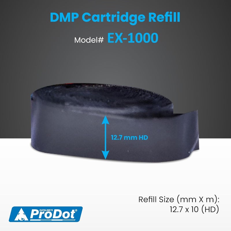 ProDot EX-1000 (12.7 x 10 Mtr) Ribbon for Dot Matrix Printer Cartridge (Pack of 10) - Image 2