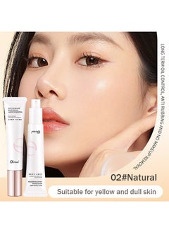 OCHEAL Silky Clear And Moisturizing Liquid Foundation，Hydrating BB Cream, Light BB Cream Foundation Cover Blemishes Tinted Moisturiser, Oil Control Cushion Foundation Color Correcting Cream for All Skin Types, Hydrating, Even Skin Tone 30g (Natural)  - Image 2