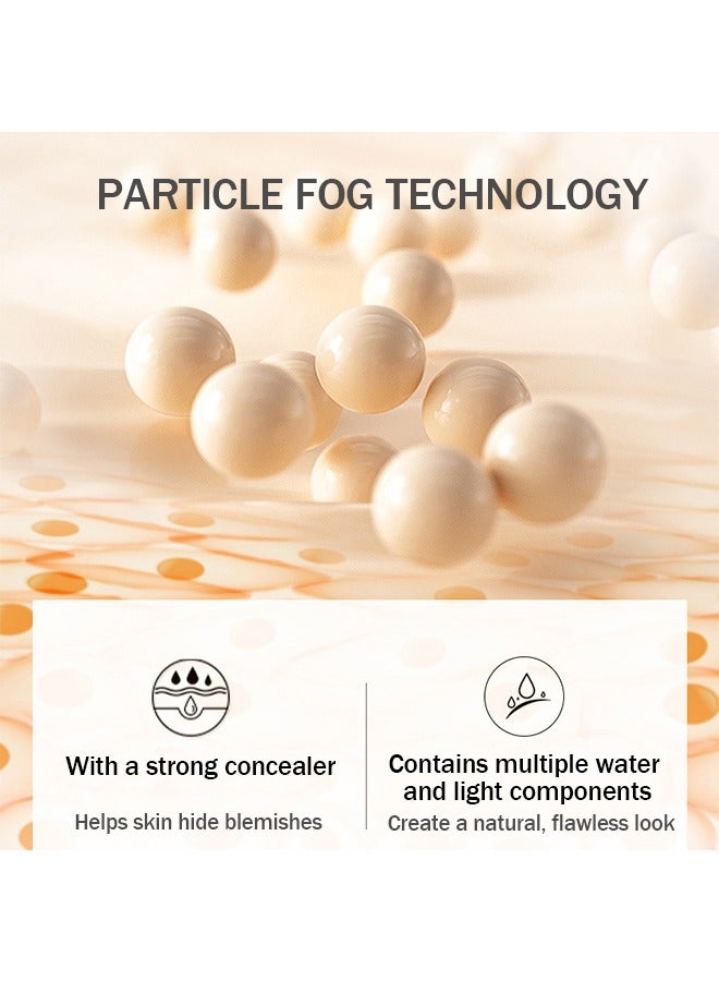 OCHEAL Silky Clear And Moisturizing Liquid Foundation，Hydrating BB Cream, Light BB Cream Foundation Cover Blemishes Tinted Moisturiser, Oil Control Cushion Foundation Color Correcting Cream for All Skin Types, Hydrating, Even Skin Tone 30g (Natural) - Image 5