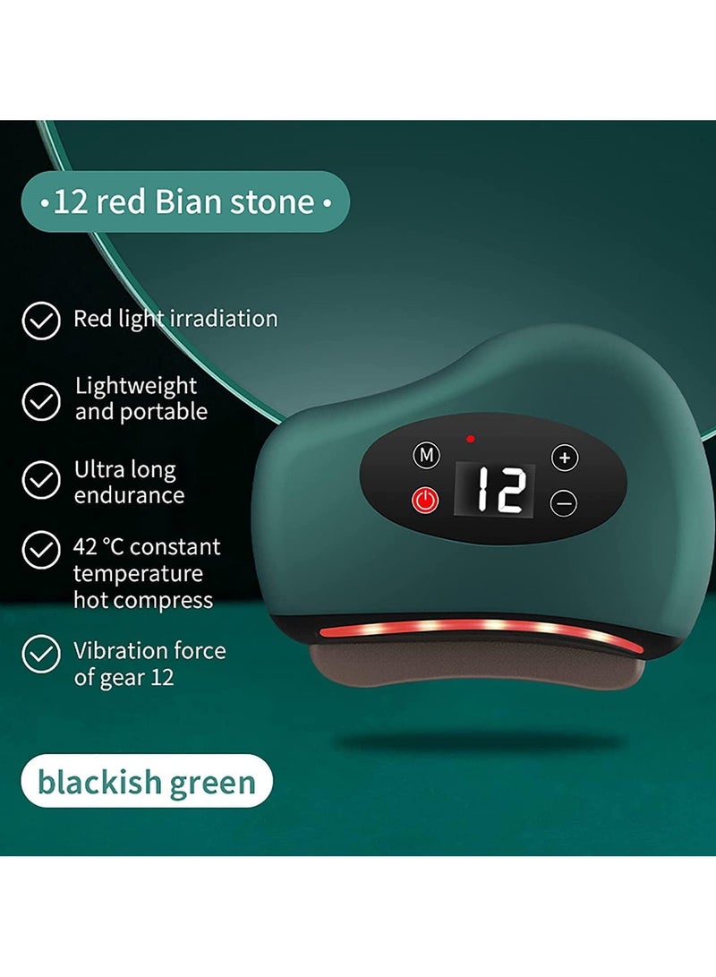 Electric Gua Sha - Electric Face Massager  Body Scraper Tool - Massager Device for Facial Lifting, Skin Tightening, Jawline Sculpting, Puffiness  Myofascial Release - Image 4