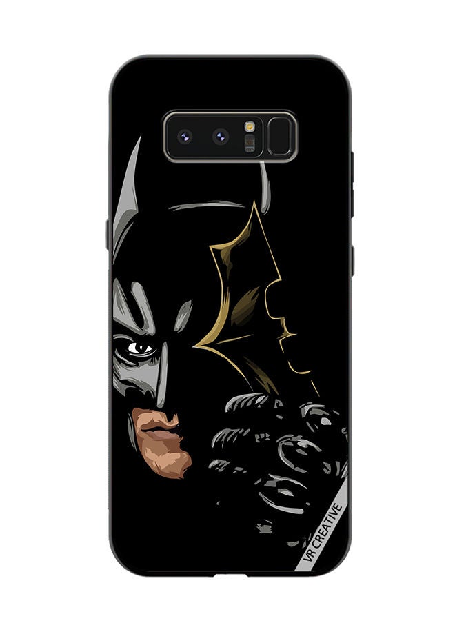 VR CREATIVE Protective Case Cover For Samsung Galaxy Note 8 Batman Black Design Multicolour - Image 1