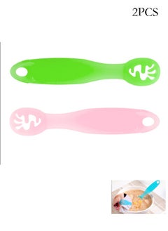 Silicone Baby Spoons, First Stage Self Feeding Dipping Spoon, Teething Friendly Soft Tip With Firm Handle, 100% Silicone,  2 CT,Pink Green - pzsku/ZD9423949FCB53171D831Z/45/_/1728888595/3cf7cf36-331b-46ad-995e-2e4b9cf6717c