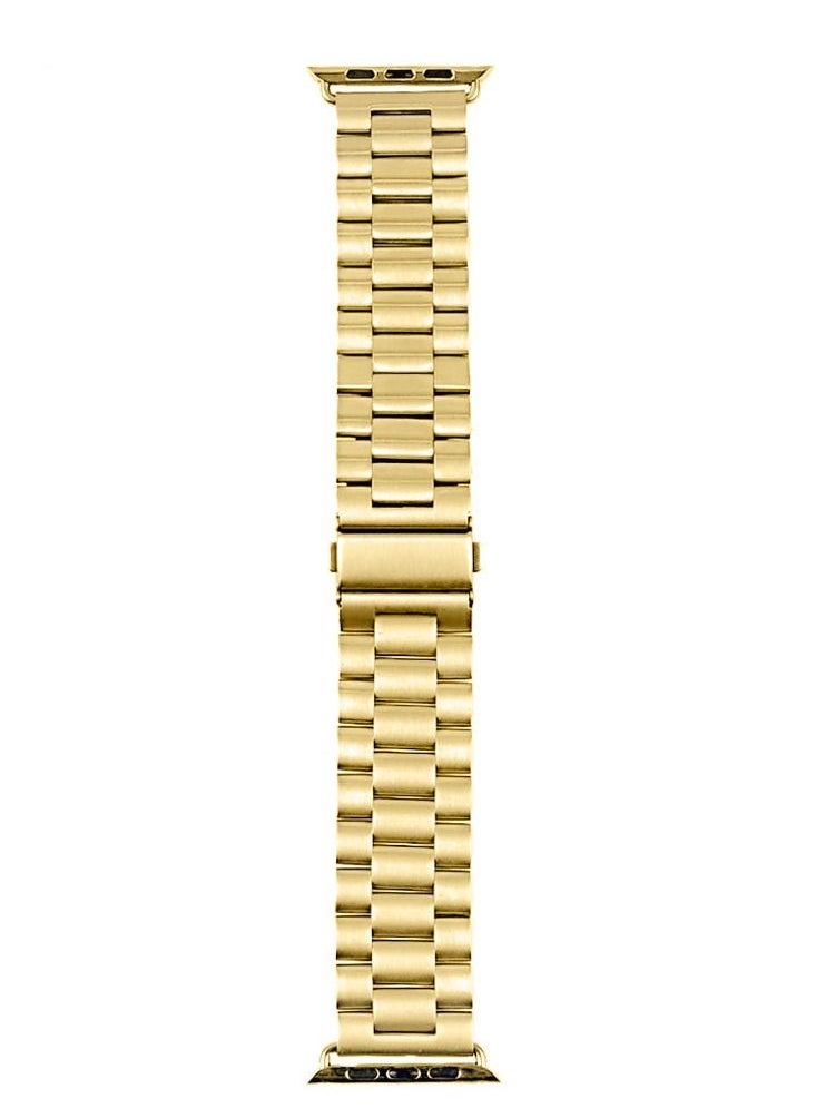 CATANES - Apple Watch Ultra Band 49mm Stainless Steel Band Metal Strap Compatible with Apple Watch Series 49mm/45mm/44mm/42mm Gold - Image 1
