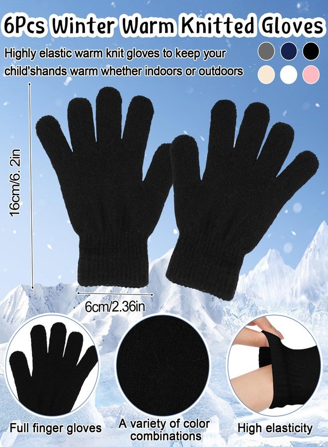 جاجيلي طقم جاغلي مكون من 18 قطعة للأطفال، قبعة وقفازات ووشاح شتوي محبوك، قبعة صوفية دافئة مبطنة بالفرو، قفازات وأوشحة محبوكة مزينة بكرات صوفية، مناسب للأطفال من عمر 5 إلى 13 سنة، قفازات شتوية للجنسين، هدية مثالية للأولاد والبنات في الطقس البارد - Image 4