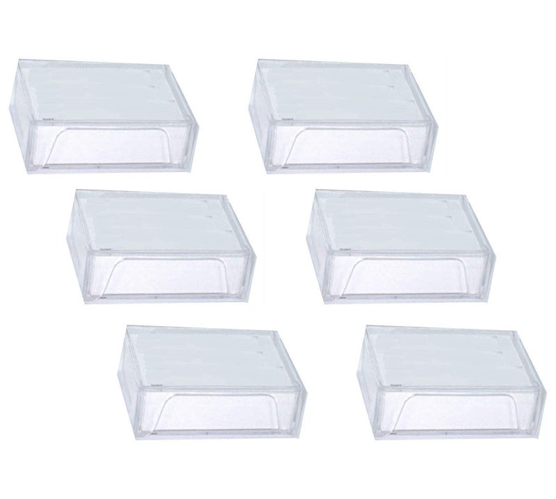 JSMSH New Transparent Safe Visiting/Business Name Card Box (Pack of 100) - Image 1