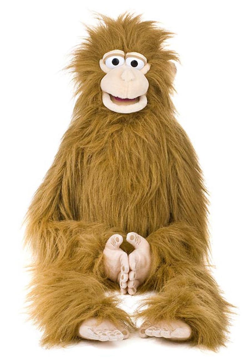 Silly Puppets 38" Silly Monkey, Wrap Around Waist, Ventriloquist Style Puppet - Image 1