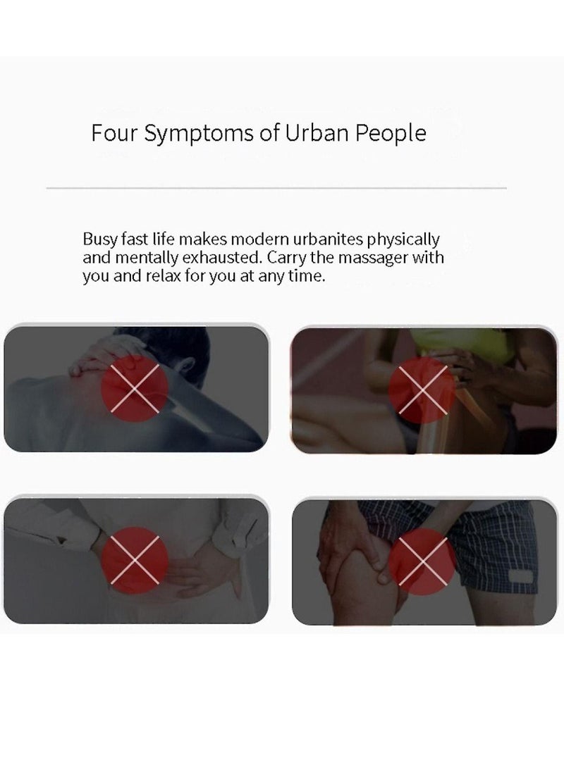 ELTRAZONE Mini EMS Lymphatic Drainage Massager Pad – Portable Muscle Stimulator for Neck, Back, Arms, Waist & Legs – Slimming & Relaxation Device with Adjustable Intensity – Wireless, Lightweight & USB Rechargeable for Home or Travel Use - Image 4