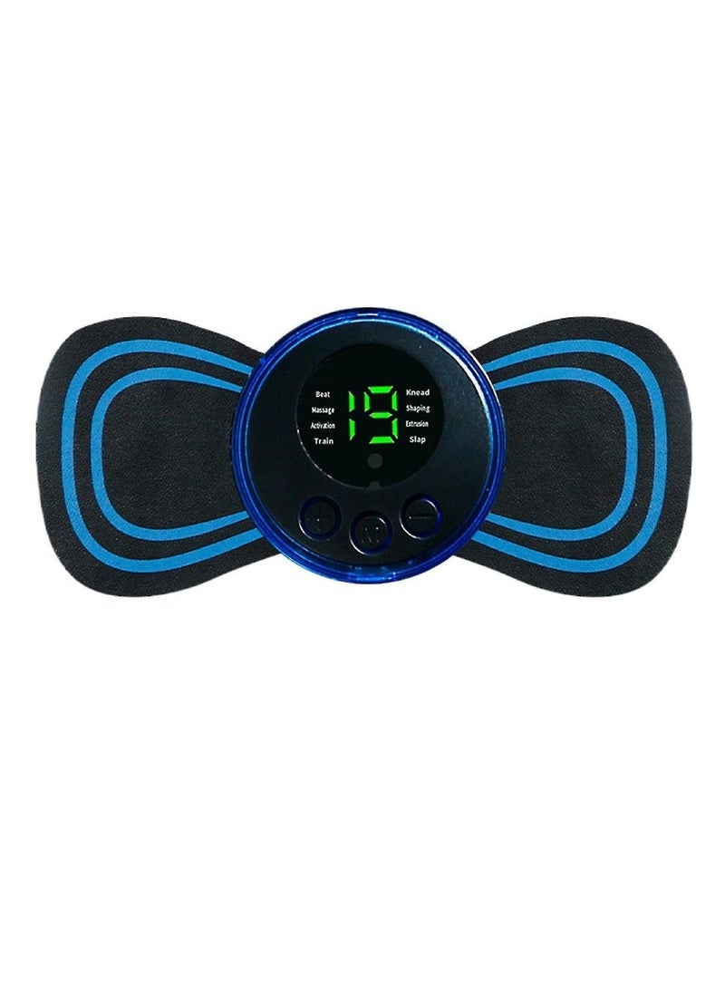 ELTRAZONE Mini EMS Lymphatic Drainage Massager Pad – Portable Muscle Stimulator for Neck, Back, Arms, Waist & Legs – Slimming & Relaxation Device with Adjustable Intensity – Wireless, Lightweight & USB Rechargeable for Home or Travel Use - Image 2