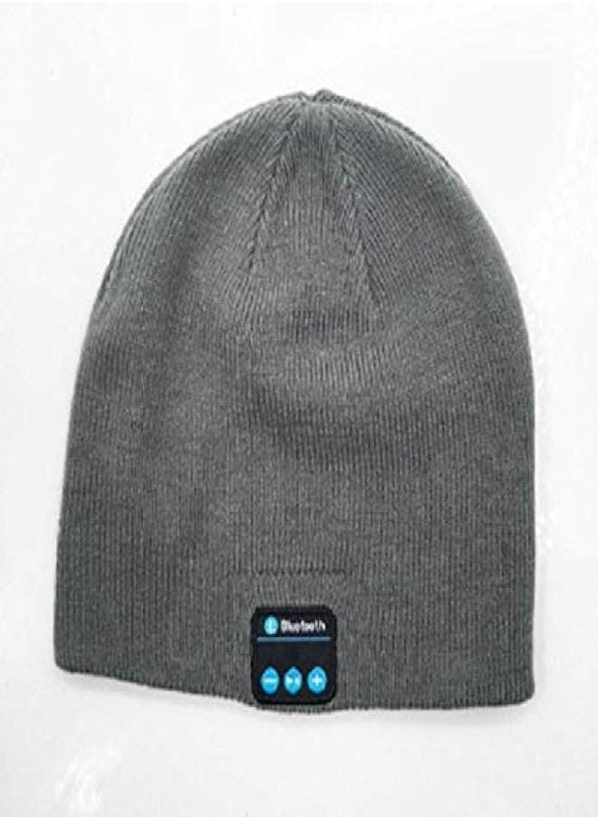 Generic Bluetooth winter hat with headphone women- Grey 