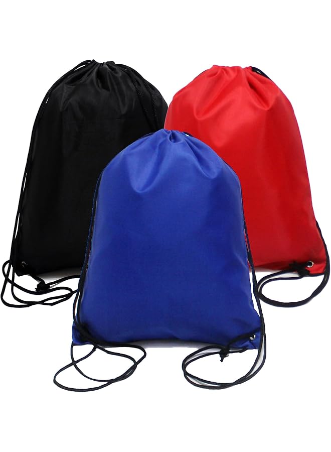 S-TOP 3 Pack Drawstring Bags,PE Bags Drawstring Gym Bag,Unisex String Swimming Bag Trainer Bag for Kids Adults, Large Drawstring Bag Backpack, Suitable for Sports,School,Gym,Travel,Yoga Beach5.0 19.9919.99 - Image 1
