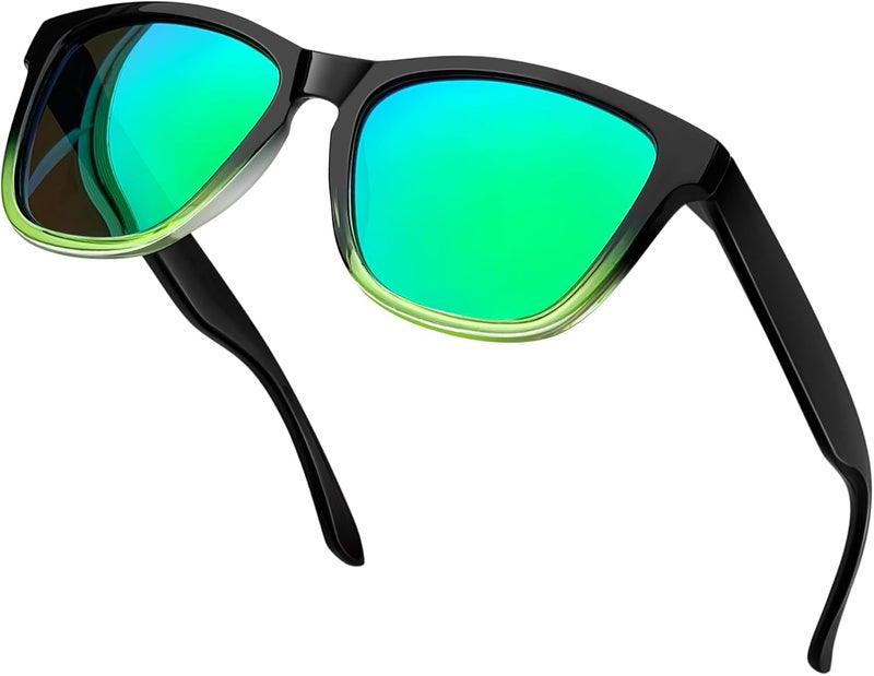 KANASTAL Polarized Sunglasses for Men, Classic Mens Sun Glasses Square, Lightweight Shades for Women 100% UV400 Protection Driving Fishing Outdoor Activities - Image 1