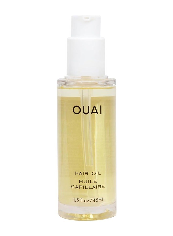 أواي زيت الشعر، زيت حماية الشعر من الحرارة للتحكم في التجاعيد، يضيف لمعانًا للشعر وينعم الأطراف المتقصفة، تركيبة آمنة للألوان، خالية من البارابين والفثالات والسلفات (1.5 أونصة سائلة / 45 مل) - Image 1