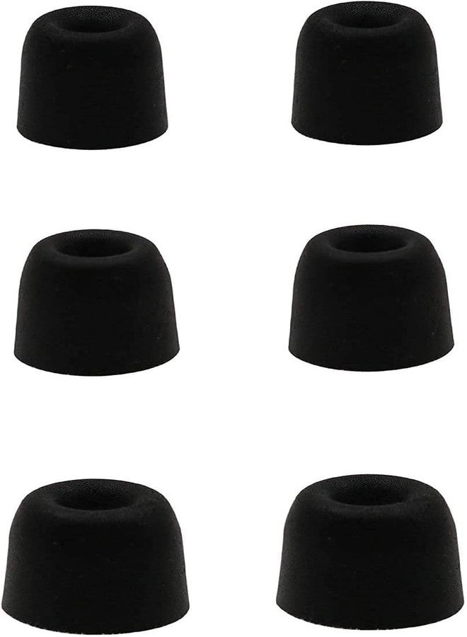JNSA Memory Foam Ear Tips Noise Canceling Foam Eartips Ear Cap Replacement Ear Tip Compatible with KZ ZS10 Pro, L/M/S 3 Size 3 Pairs,Black 515 - Image 4