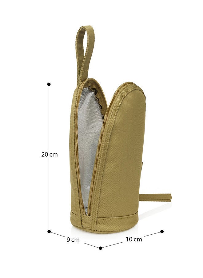 Little Story - Insulated Bottle Bag - Khaki - Image 1
