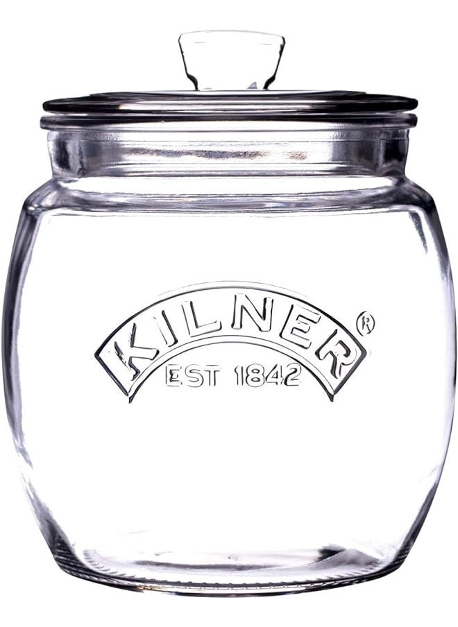 Kilner - Universal Storage Jar Durable Multipurpose Glass Container With Airtight Pushtop Lid 283/4Fluid Ounces 1 Ea - Image 1