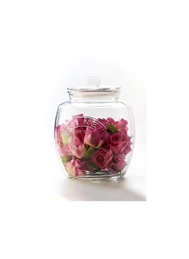 Kilner - Universal Storage Jar Durable Multipurpose Glass Container With Airtight Pushtop Lid 283/4Fluid Ounces 1 Ea - Image 1