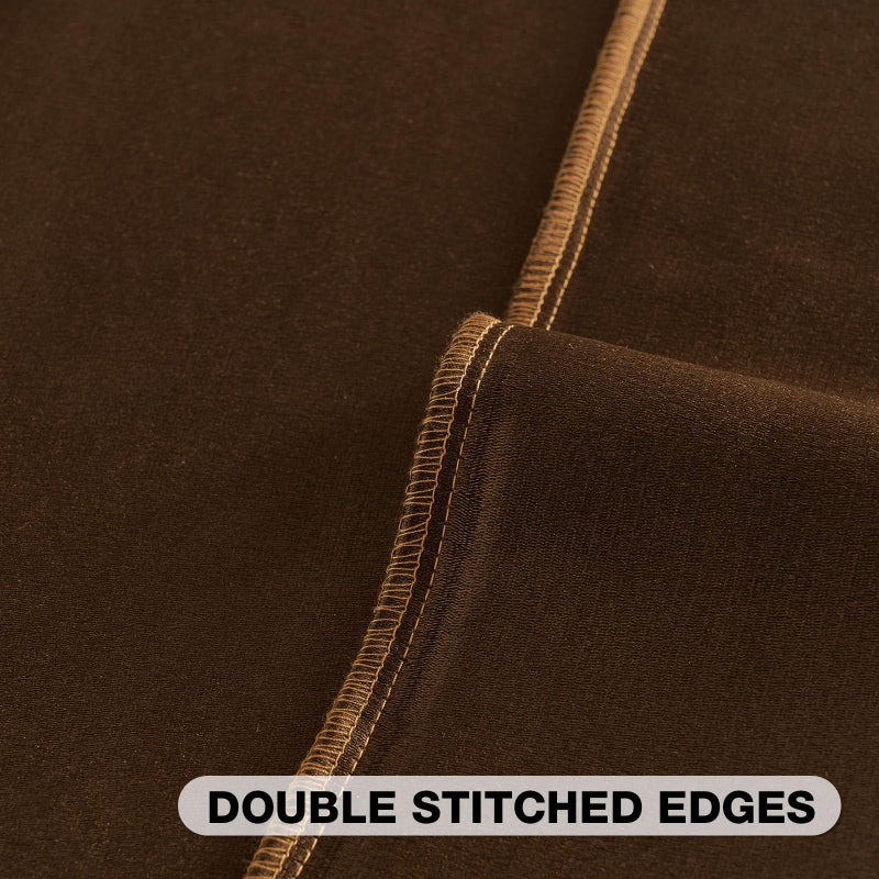 FUTEI Rust Chenille Decorative Throw Pillow Covers 18x18 Inch Set of 2,Soft Crushed Striped Texture Cushion Case,Modern Home Decor for Couch Bed Living Room - Image 4