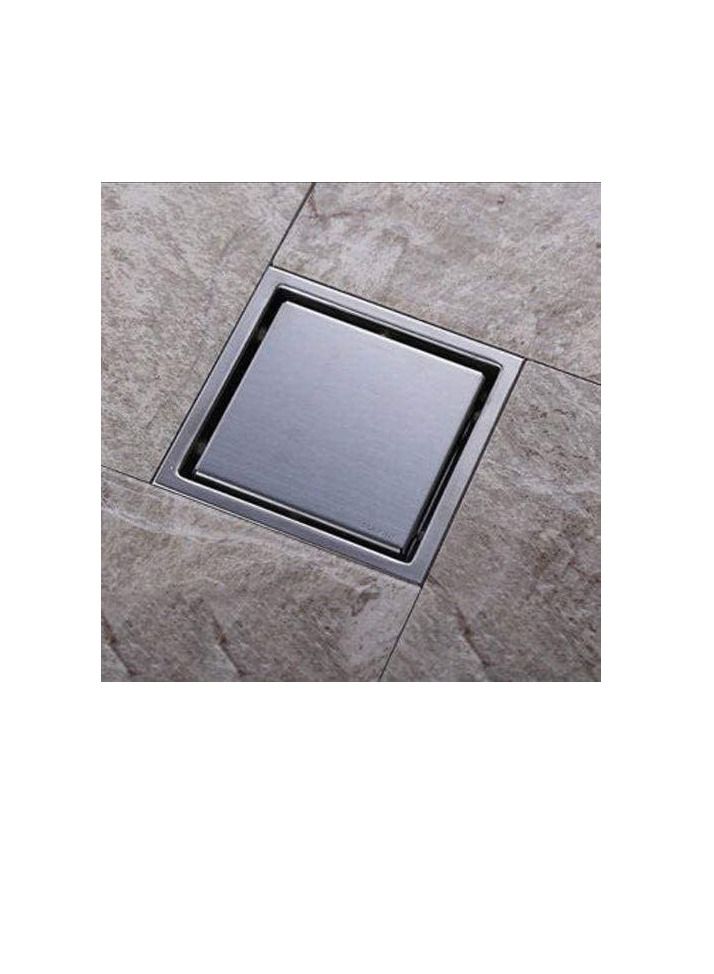 Aquaplast Stainless Steel Tile Drain 15x15cm with Self Open and Close System  - Image 1