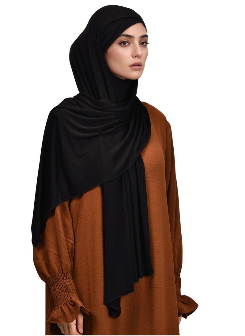 Women's Jersey Hijab Scarves Fashion Long Plain Muslim Head Scarf Wrap Shawls