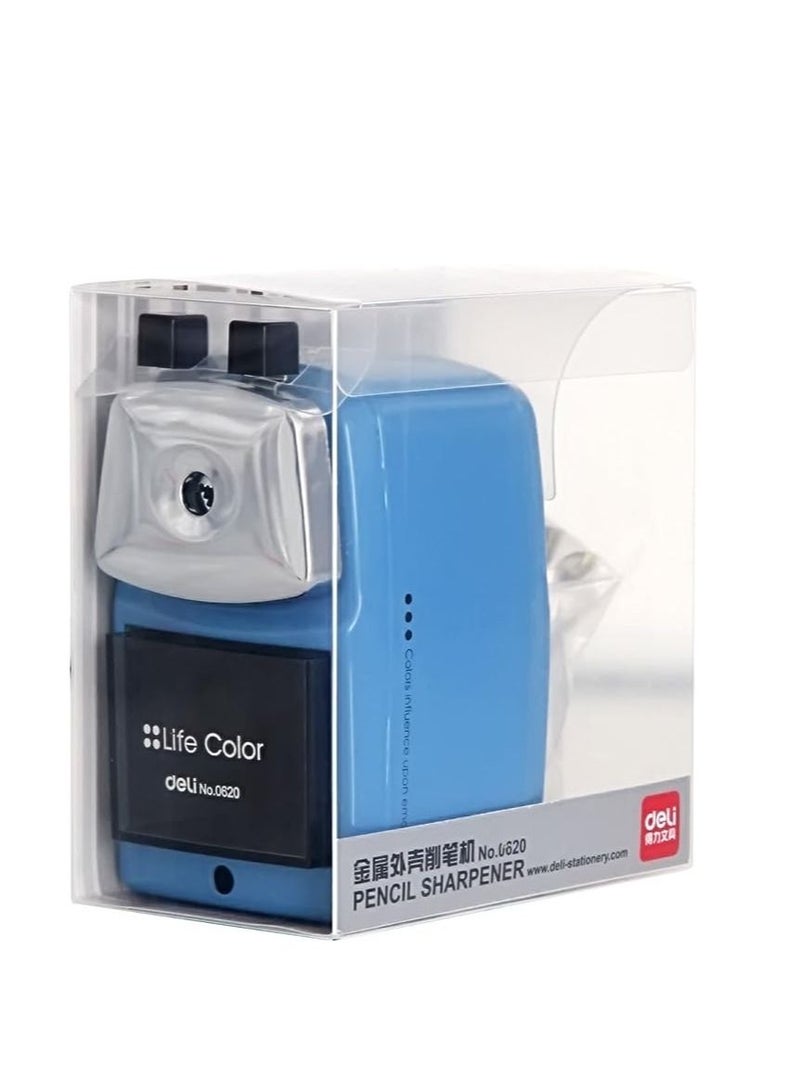 Deli Rotary Pencil Sharpener With Metal Body - Image 2