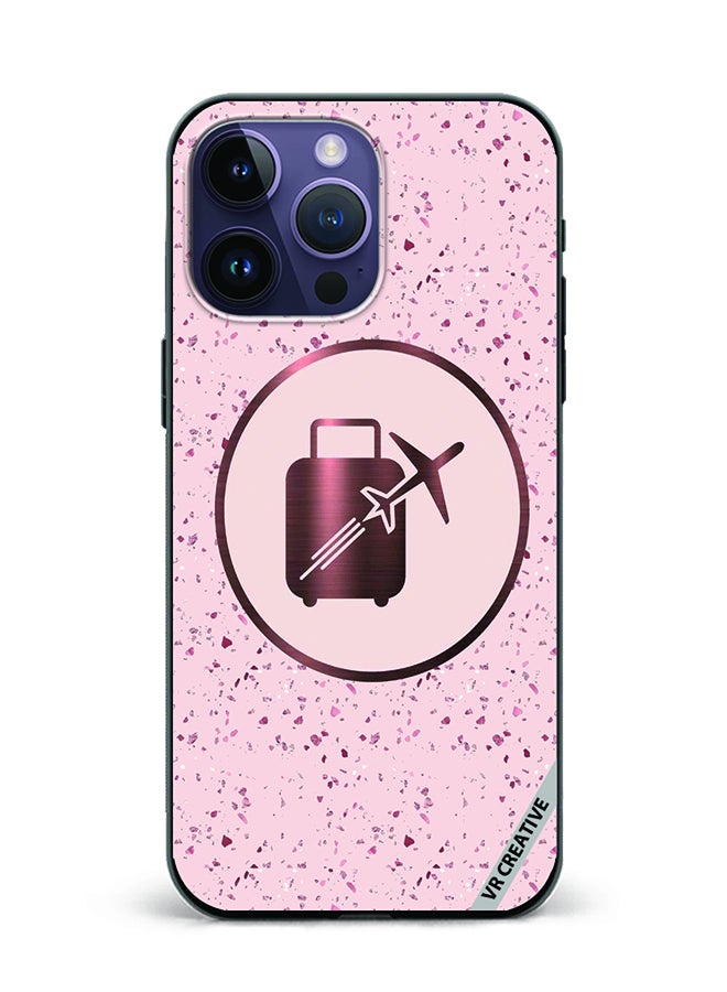 VR CREATIVE Protective Case Cover For Apple iPhone 16 Pro Travel Design Multicolour - Image 1