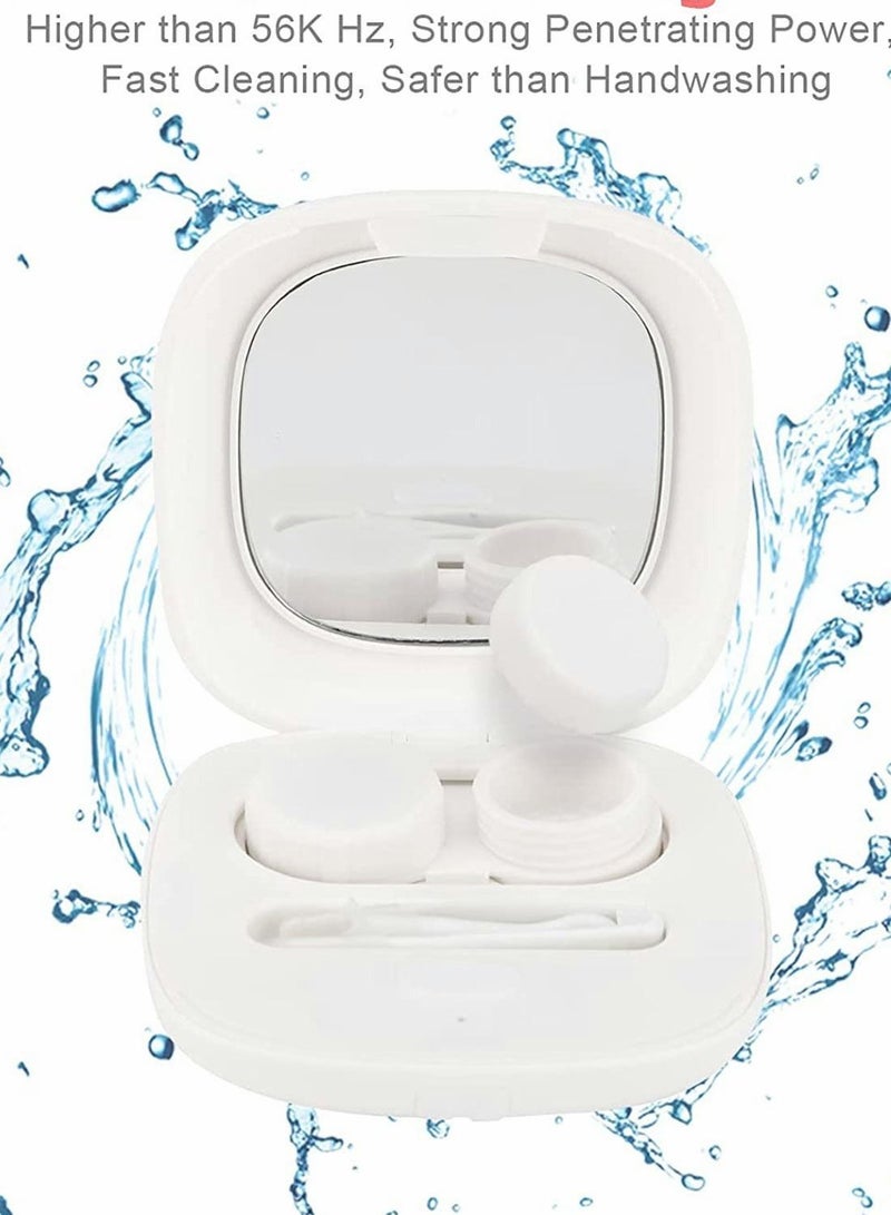 NIBEMINENT Contact Lens Cleaner Machine Ultrasonic with USB Charger Fit Disposal Soft Colored RGP and OK for Home Travel - Image 4