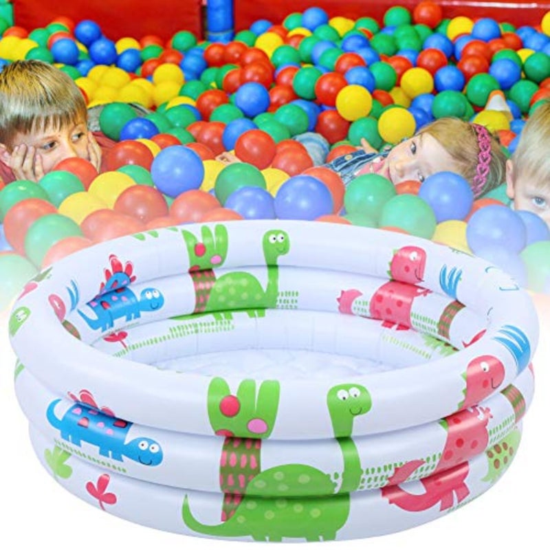 Annular Kiddie Pool, Can Be Inflated Quickly Inflatable Baby Pool Inflatable Swimming Pools Circles Swimming Pool for Swimming - Image 4