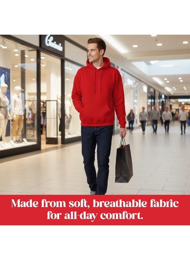 برينت شوب فور مي هوديي للرجال - بلوفر كلاسيكي بقلنسوة للرجال - هودي ناعم ومريح للارتداء اليومي، بدون سحاب، سويت شيرت دافئ وأنيق للخريف والشتاء - Image 4