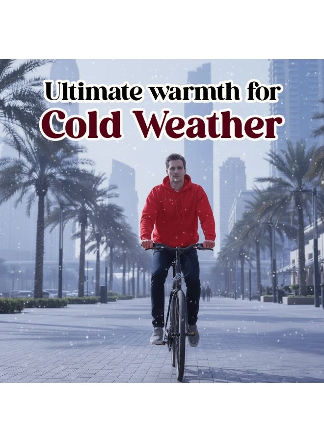 برينت شوب فور مي هوديي للرجال - بلوفر كلاسيكي بقلنسوة للرجال - هودي ناعم ومريح للارتداء اليومي، بدون سحاب، سويت شيرت دافئ وأنيق للخريف والشتاء - Image 3