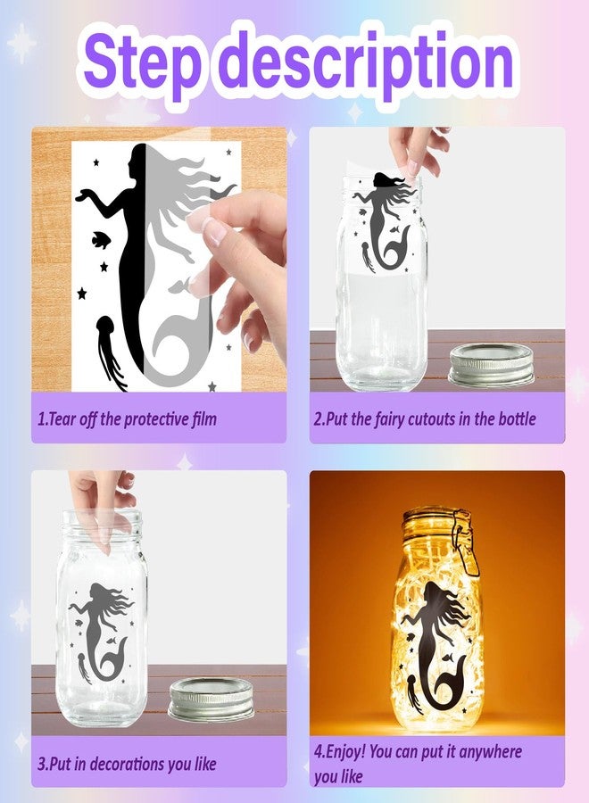 مجموعة كريتكابين من 12 قطعة من زينة برطمانات ماسون على شكل ظلال عيد الميلاد، مصنوعة من الورق المقوى المقطوع بالليزر، مثالية لتزيين دفاتر القصاصات ودفاتر القصاصات، بالإضافة إلى قوالب قطع من مادة PVC لتزيين الحرف اليدوية، والفوانيس، والبرطمانات، والجدران، والنوافذ، والزجاج. مقاس 3.9 × 3.5 بوصة - بدون ملصق. - Image 4