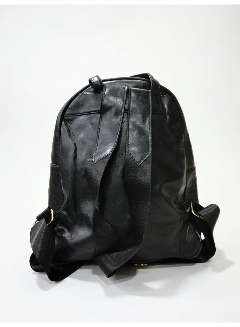 Elegant Quilted Bow Backpack – Premium Fashion Mini Backpack for Women-Black - Image 2