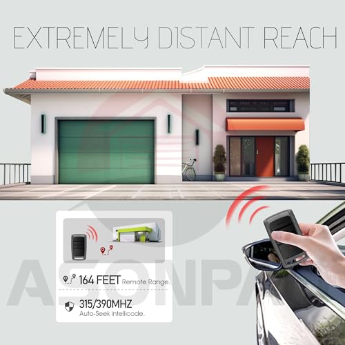 ASONPAO 2 for O3T-BX O3T-A Overhead Door Garage Door Opener Remote【3 Year Warranty】 - Image 5
