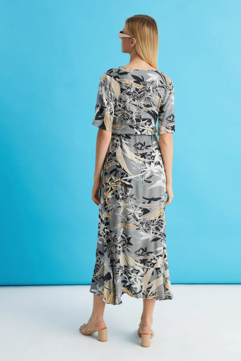 الكسندر جاردي Floral Print Wrap Dress