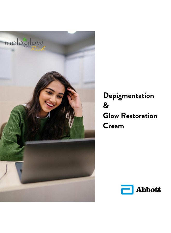 Melaglow كريم ميلاغلو الغني بتفتيح البشرة واستعادة الإشراقة، كريم تفتيح البشرة 20 جرام، (عبوة من 2)  - Image 2