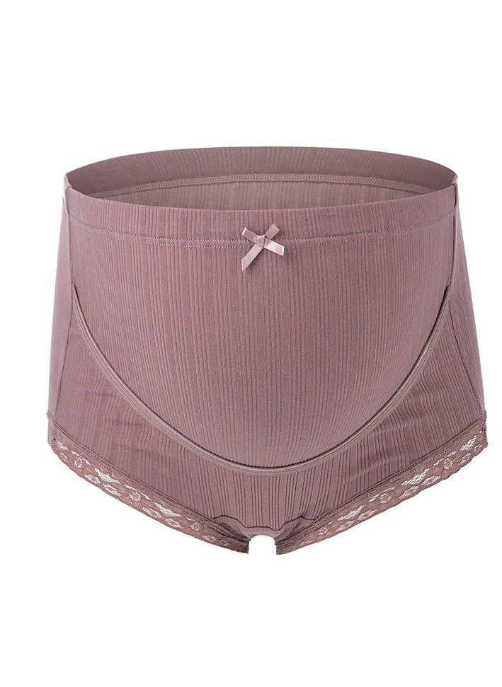 Generic - 4pcs Maternity OverBump Underwear Cotton Plus Size Pregnancy High Waist Postpartum Support Panties. - Image 1