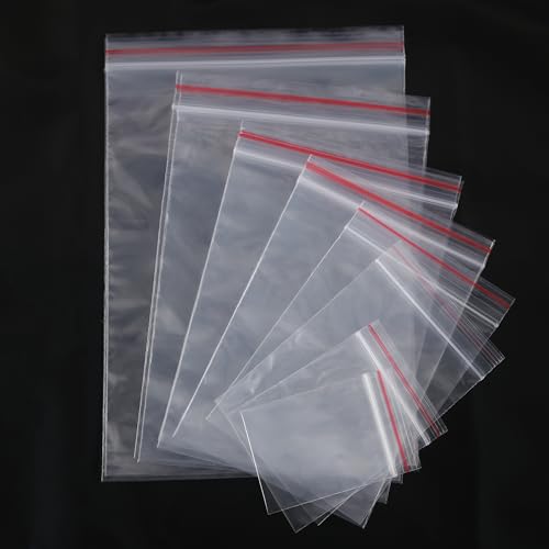 DNY Sealable & Reusable Zip Lock Pouch for Multiple Use & Storage | Transparent Plastic & Durable Seal, Spill Proof Zipper Plastic Bags, 2.5x3.5 inches, Pack of 200 PCS - Image 1