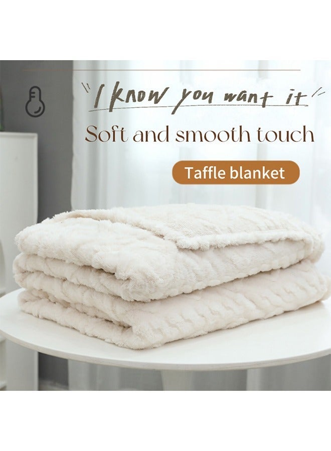 تودي جي هو سوبر لينة أربعة مواسم بطانية ، ضوء لون بطانية ، بطانية السرير ، أريكة بطانية ، بطانية البجع ، أريكة لينة خفيفة الوزن بطانية الصوف ، السفر التخييم بطانية ، 100x150cm - Image 3