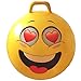 AppleRound Hippity Hoppity Hopball with Ball Pump 18in45cm Diameter for Age 37 Kangaroo Bouncer Space Hopper Ball with Handle for Children Printed Design Heart - Image 3