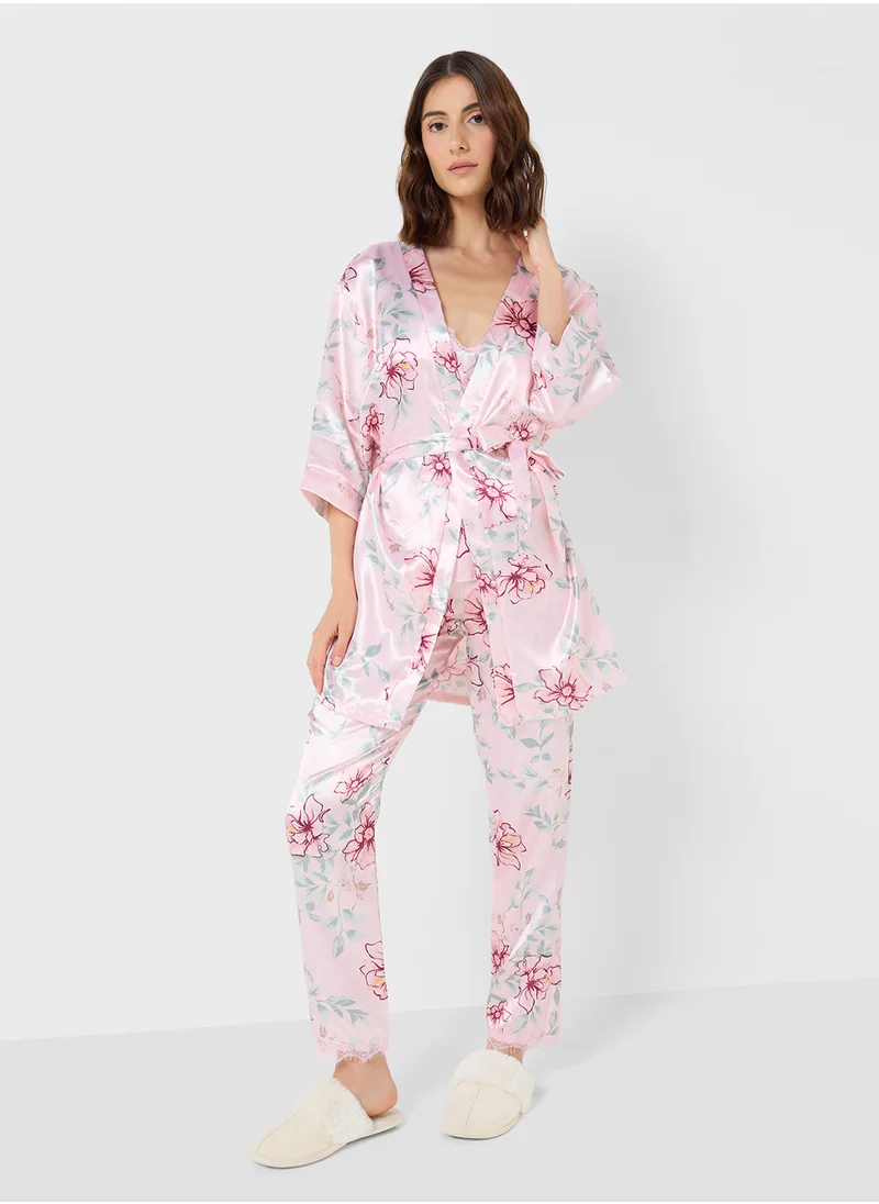 ELLA 5 Piece Printed Pyjama Set