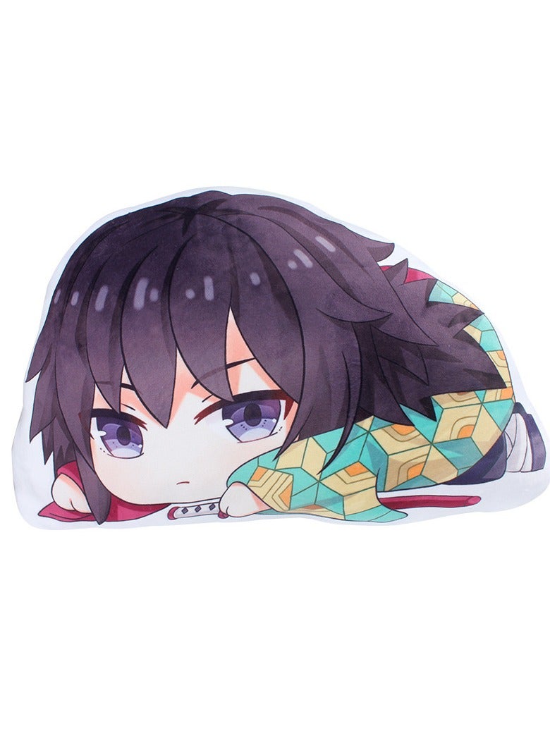 general Second dimension anime peripherals Demon Slayer peripherals Tomioka Giyuu sofa cushions plush pillows special-shaped pillows - Image 1
