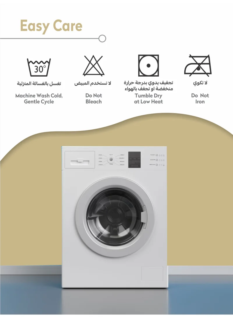 دوناتيلا طقم مفرش سرير 2 قطعة مقاس مفرد ونص يناسب سرير 120×200 , تصميم مشجر انيق , مايكروفايبر فائق النعومة , يناسب جميع الفصول