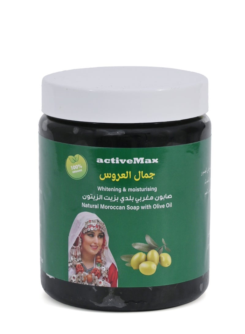 الصابون المغربي الطبيعي بزيت الزيتون  الأصلي 1 كلغ