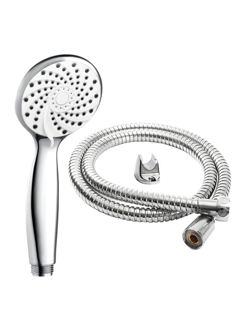 راس دش مع خرطوم 150 سم وحامل من الستانلس ستيل 3 اوضاع للتدليك راس دش مع خرطوم دش عالي الضغط دش دش دش 96